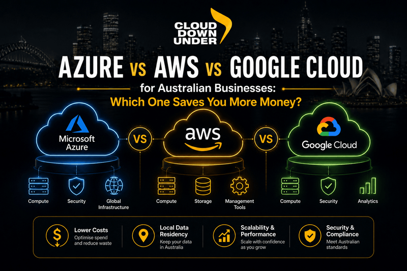 Microsoft Azure vs AWS vs Google Cloud for Australian Businesses: Which One Saves You More Money?