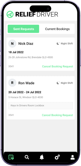 Booking Screen