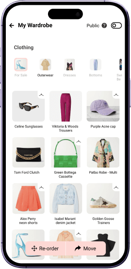 My Wardrobe Screen