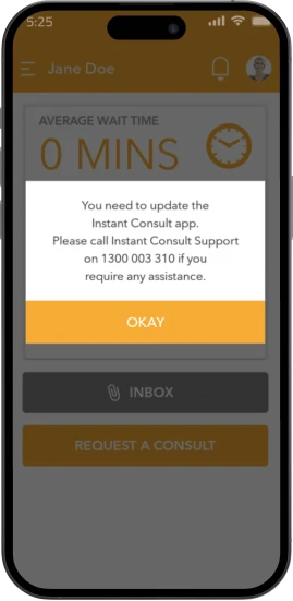 Update App Screen