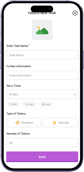 New Task Screen