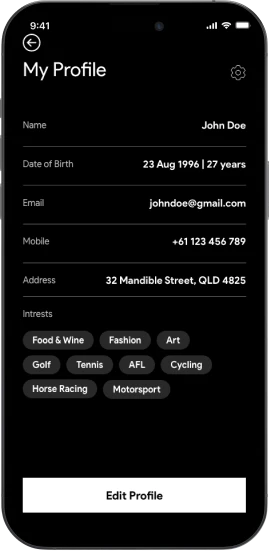 My Profile Screen