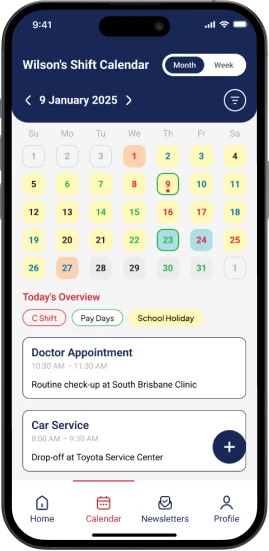 Calendar Screen