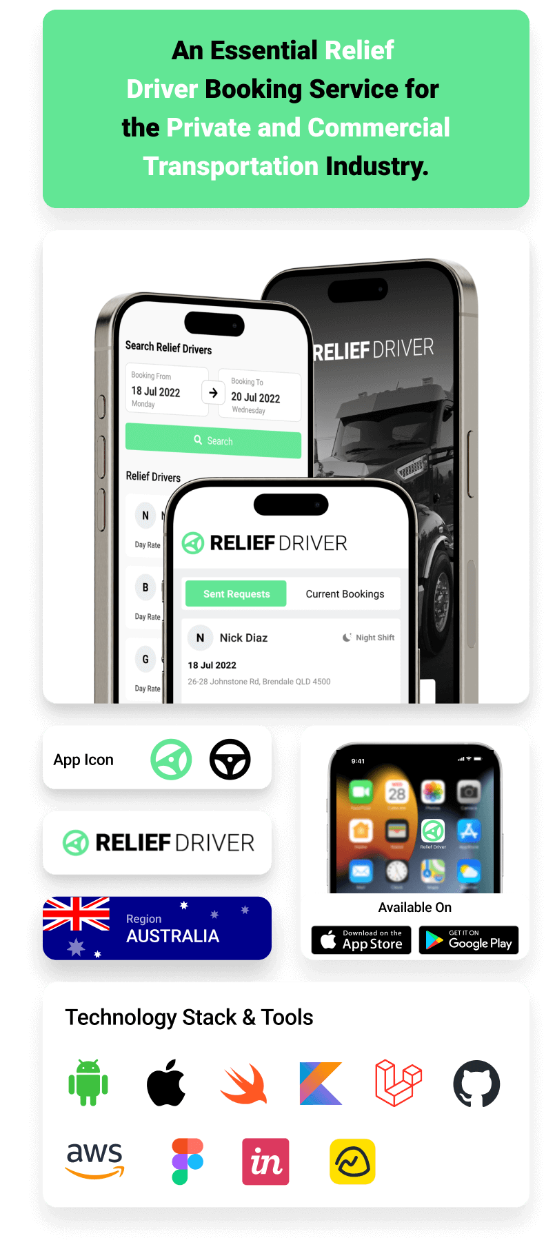 Relied Driver mobile